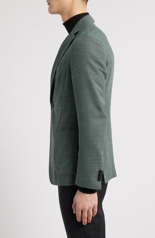Hugo Boss Hanry Stretch Hopsack Unstructured Slim Fit Sport Coat In Light Green