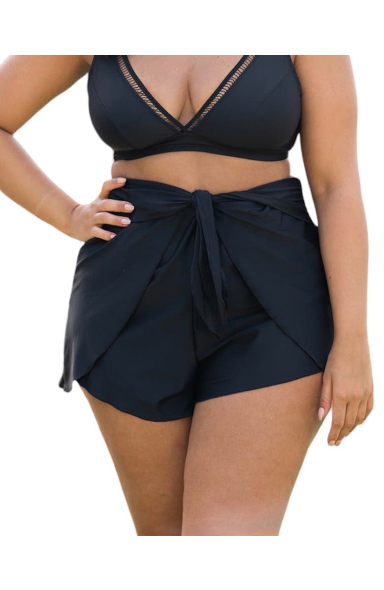 Biliblond Almog Shorts, Alternate, color, Black