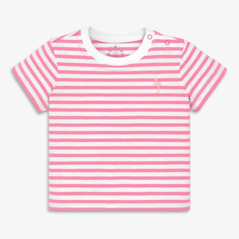 Baby Embroidered Stripe Tee
