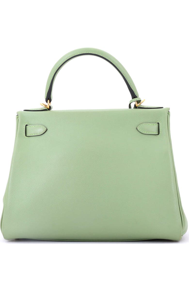Pre-Owned Hermes Kelly Handbag Green Evercolor with Gold Hardware 28, Alternate, color, Vert Criquet