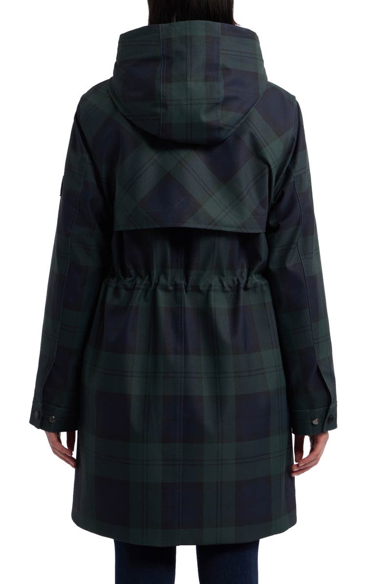 Hunter Fountain 3-in-1 Water Repellent Faux Shearling Lined Parka, Alternate, color, Blackwatch Plaid