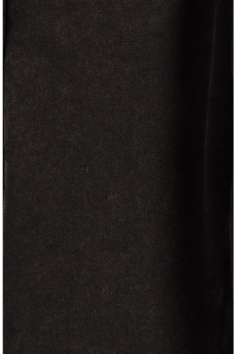 Kids' Faded Black Stretch Organic Cotton Fleece Joggers, Alternate, color, BLACK