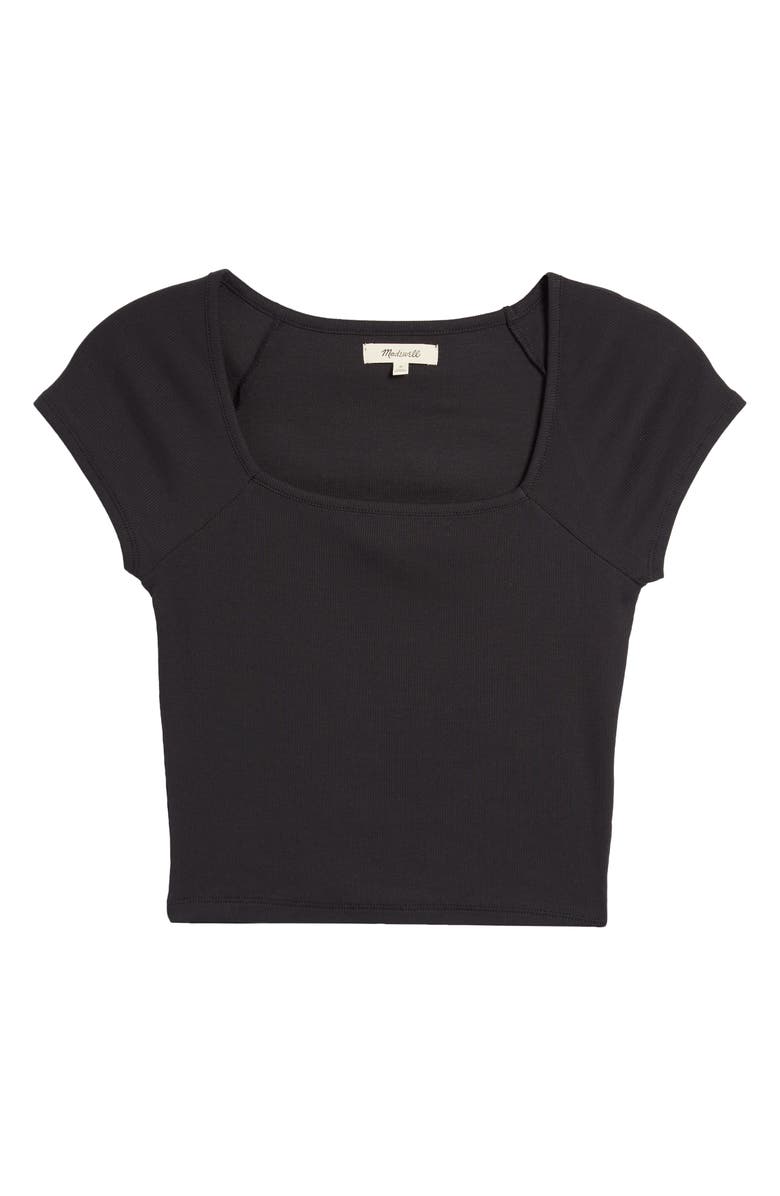 Madewell Brightside Square Neck T-Shirt, Alternate, color, 