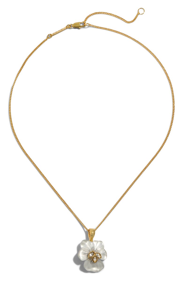 Alexis Bittar Pansy Lucite<sup>®</sup> Flower Pendant Necklace, Alternate, color, 