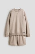 H&M 2-piece sweatshirt and sweatshorts set
