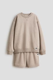H&M 2-piece sweatshirt and sweatshorts set