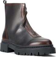 STAUD Miles Leather Ankle Boot