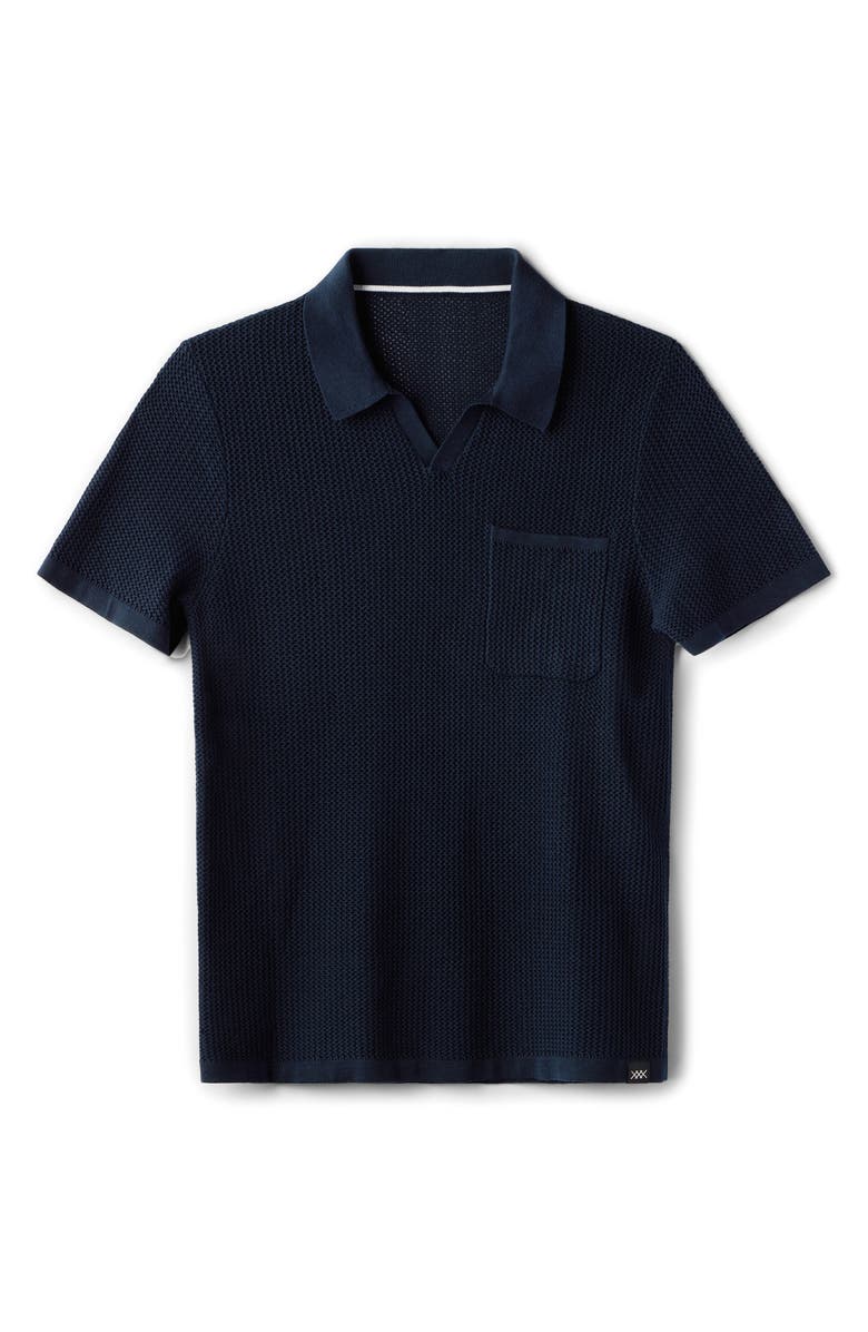 Rhone Coastal Johnny Collar Polo, Alternate, color, True Navy
