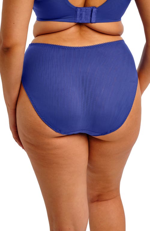 Elomi Zarla High Leg Briefs In Blue