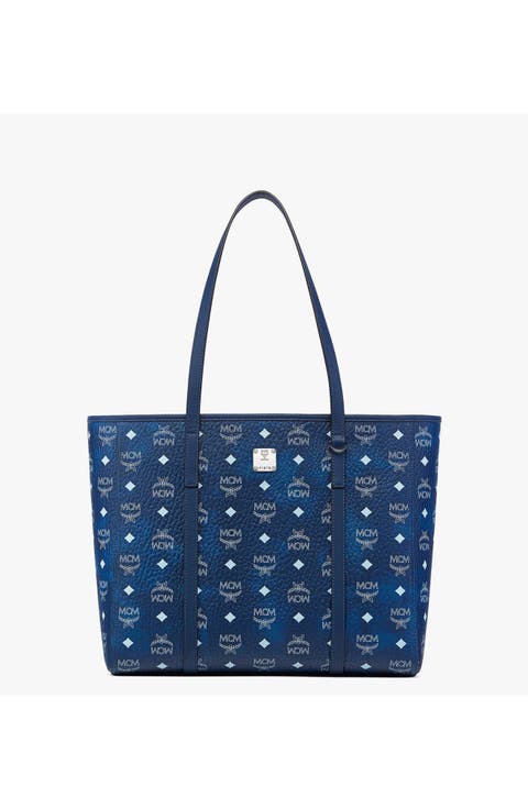 バッグ・カバンその他 MCM Woman Mini bag Gnawed Blue MWRDSLD02 L7 Mcm Outlet: Shoulder bag woman - Gnawed Blue | Mcm mini bag