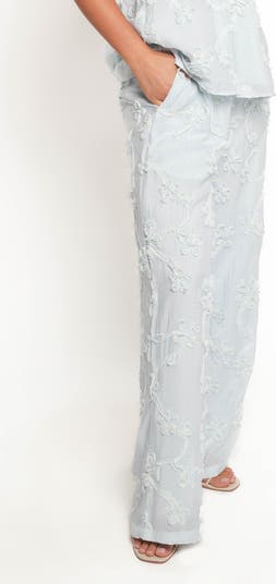 Robin Soutache Wide Leg Pants
