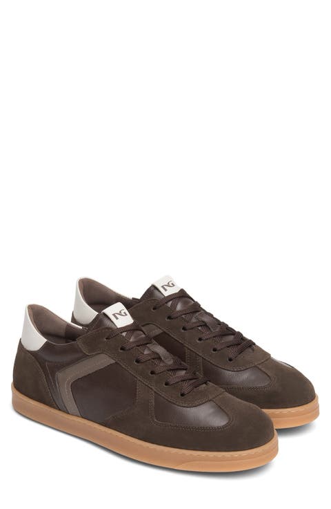 Leather Low Top Retro Sneaker