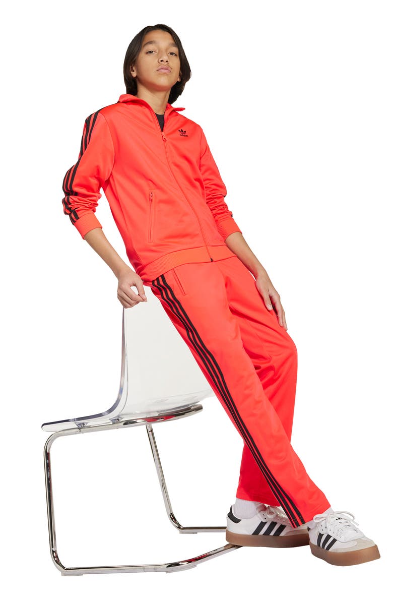 adidas Kids' Firebird Recycled Polyester Track Pants, Alternate, color, Lucid Red