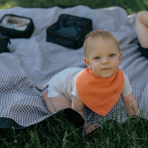 Parker Baby Co. Muslin Bandana Bibs In Estes