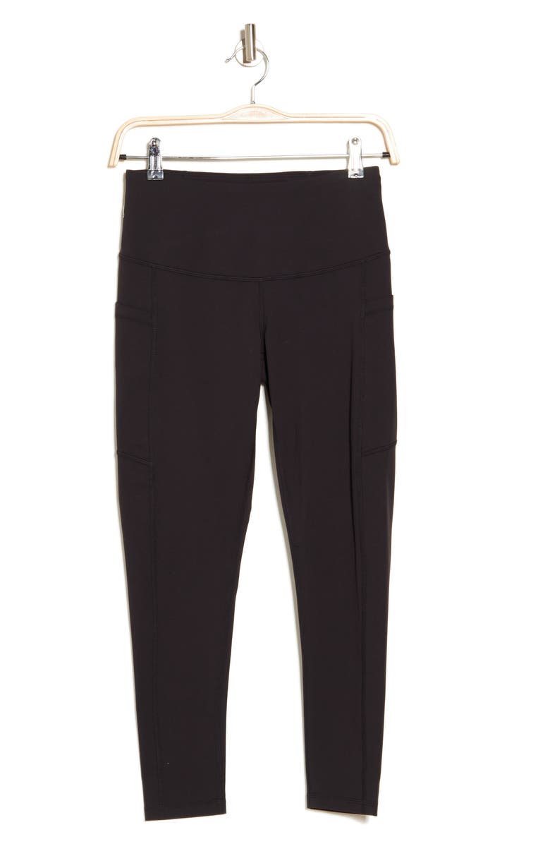 Z by Zella Perform High Waist Pocket 7/8 Leggings, Alternate, color, Black