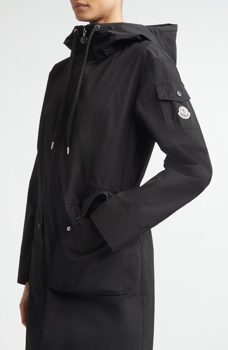 Moncler Laerte Long Parka, Alternate, color, Black