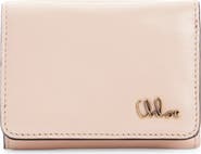 Chloé Mini Chloé Iconic Shiny Leather Trifold Wallet