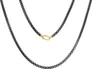 EFFY Men's Sterling Silver Box Chain Necklace