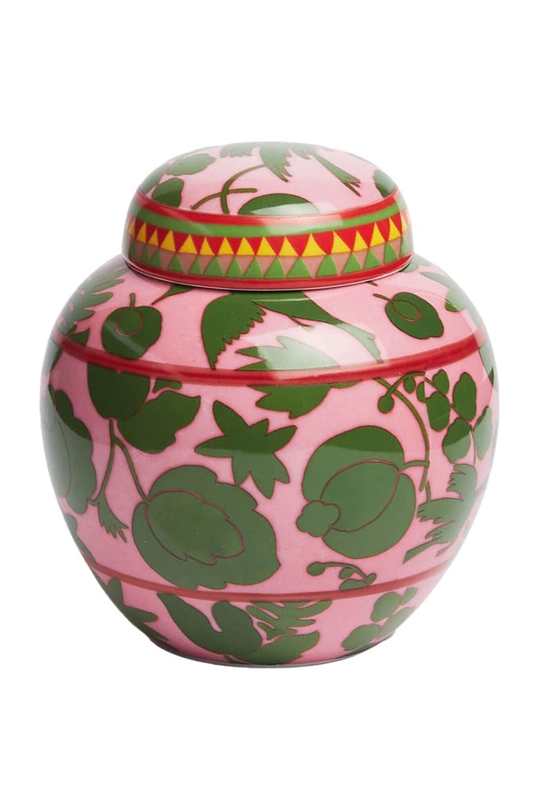 Tea Jar, Main, color, Wildbird Rosa/Verde Green
