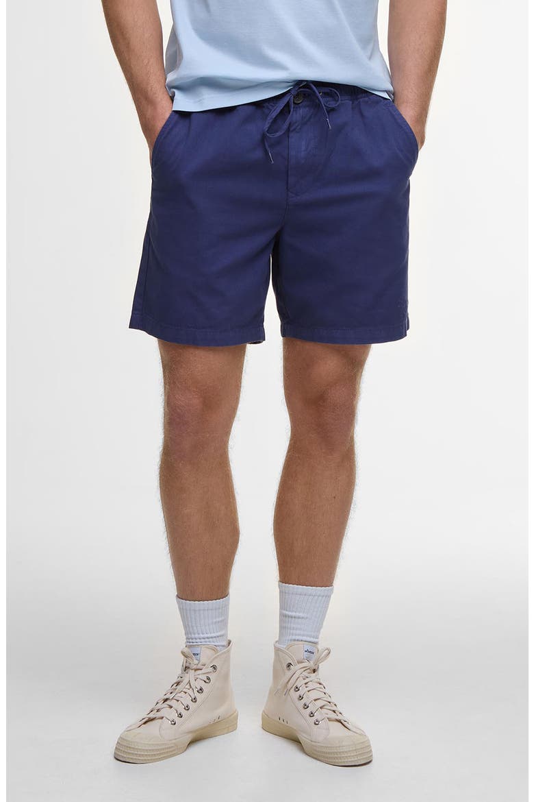 Relaxed Fit Cotton Oxford Cloth Drawstring Chino Shorts, Main, color, OCEANA