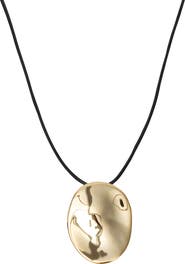 ARGENTO VIVO Waverly Oval Pendant Cord Necklace