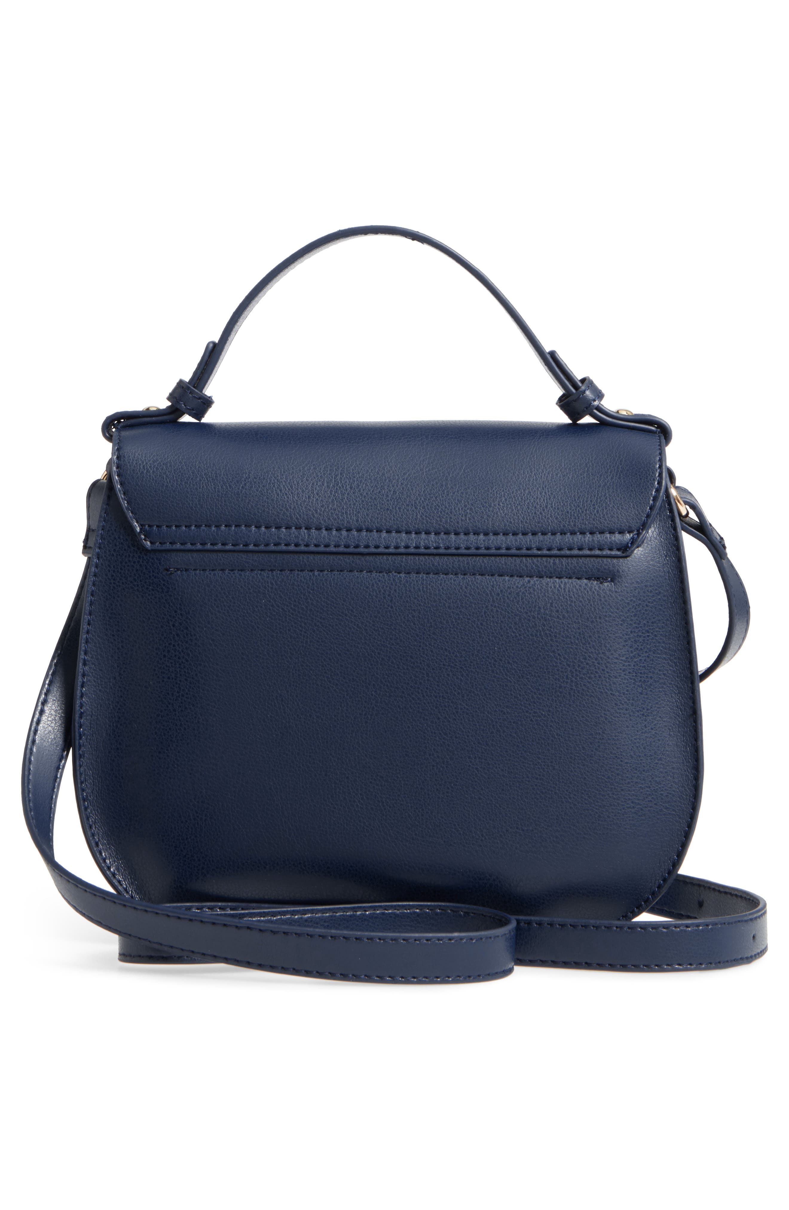 Sole Society Faux Leather Crossbody Bag, Alternate, color, 