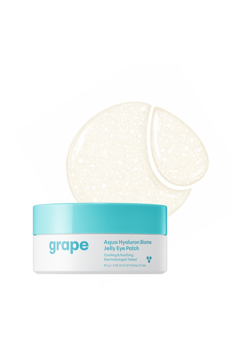 THANK YOU FARMER Grape Aqua Hyaluron Biome Jelly Eye Patch, Alternate, color, NO COLOR