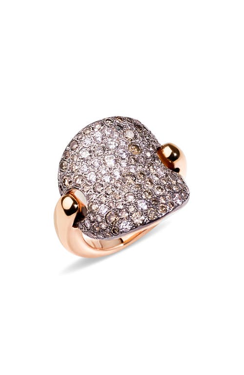 Pomellato Sabbia Diamond Pavé Ring In Gold