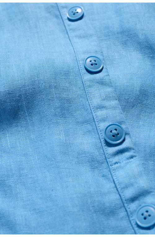 Seasalt Cornwall Foredune Linen Top In Clear Sky