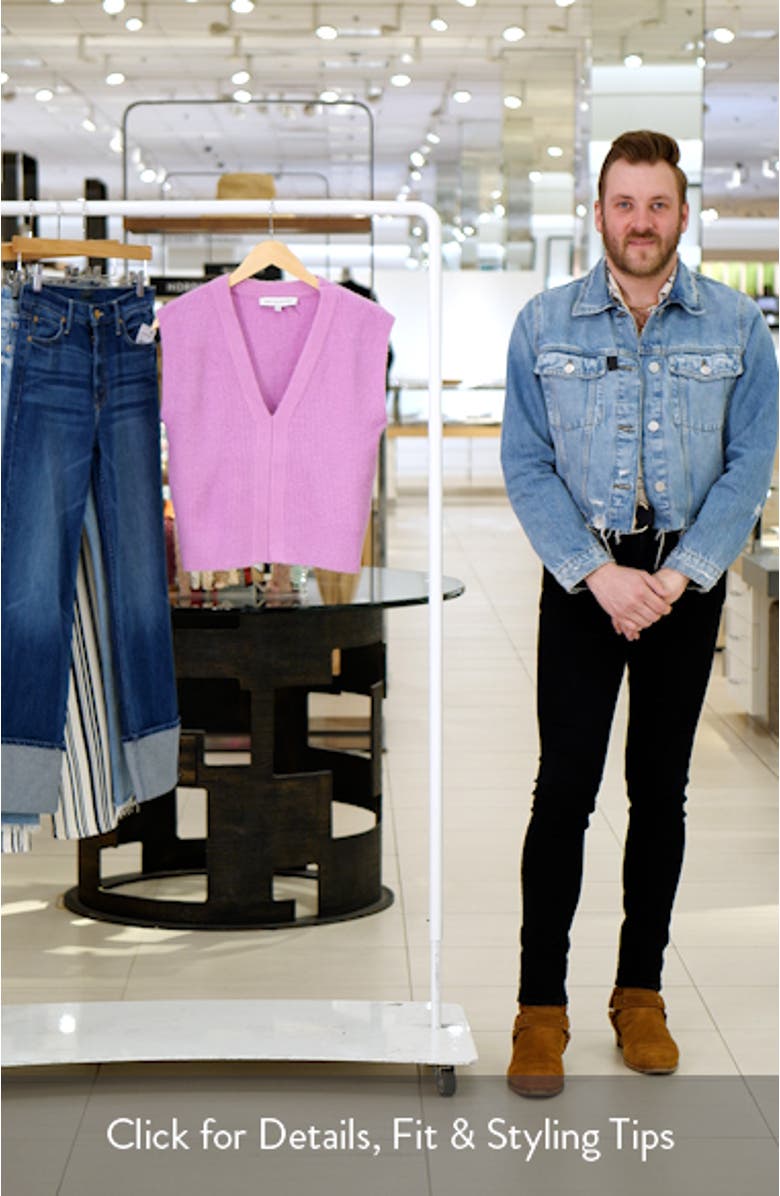 Rib Sweater Vest, sales video thumbnail