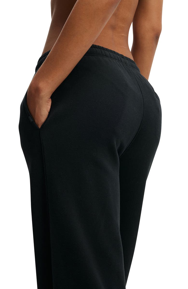 COTTON ON BODY Women's Active Plush Essential Straight Leg Sweatpant, Alternate, color, Black