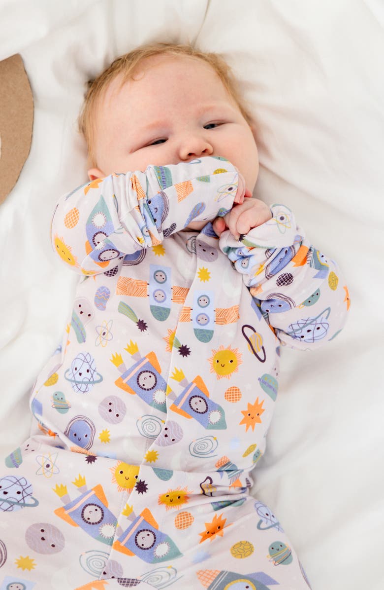 Magnetic Me Let's Rocket Convertible Magnetic Footie, Alternate, color, Let's Rocket