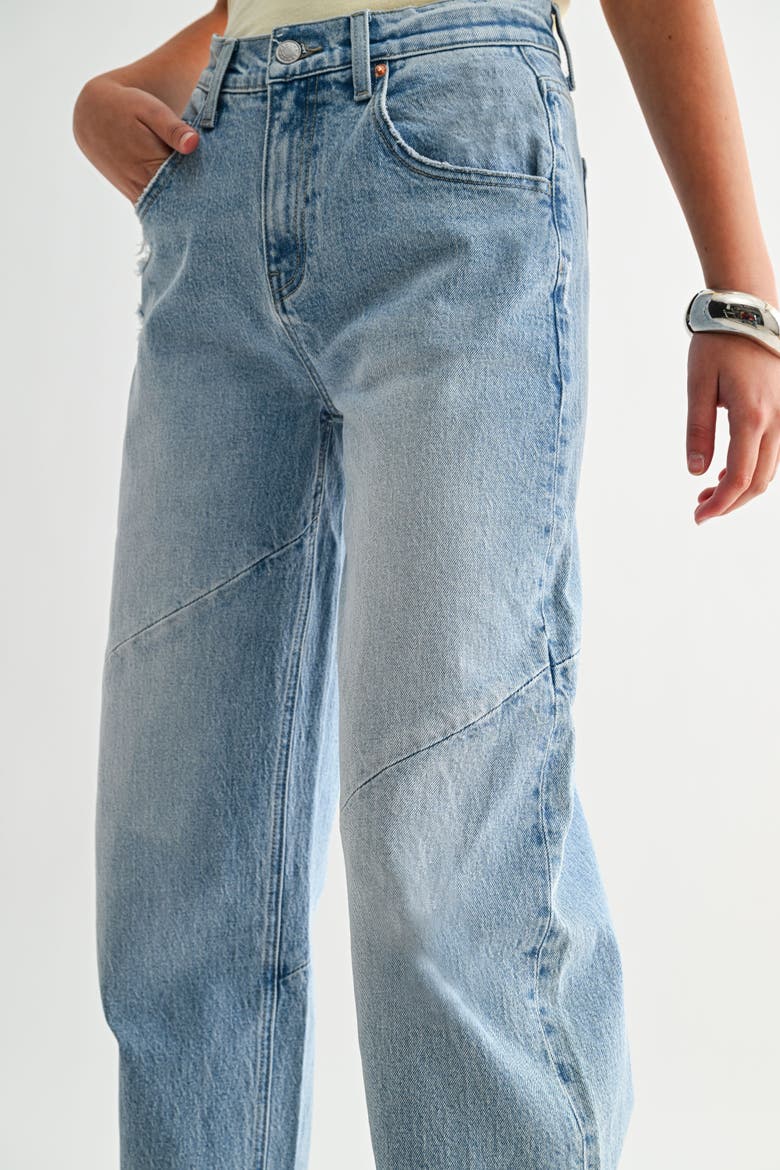 The Arc Barrel Leg Jeans, Alternate, color, Light Wash