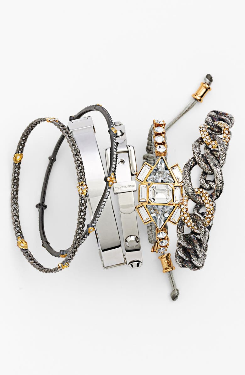 FREIDA ROTHMAN Clover Station Bangle, Alternate, color, 