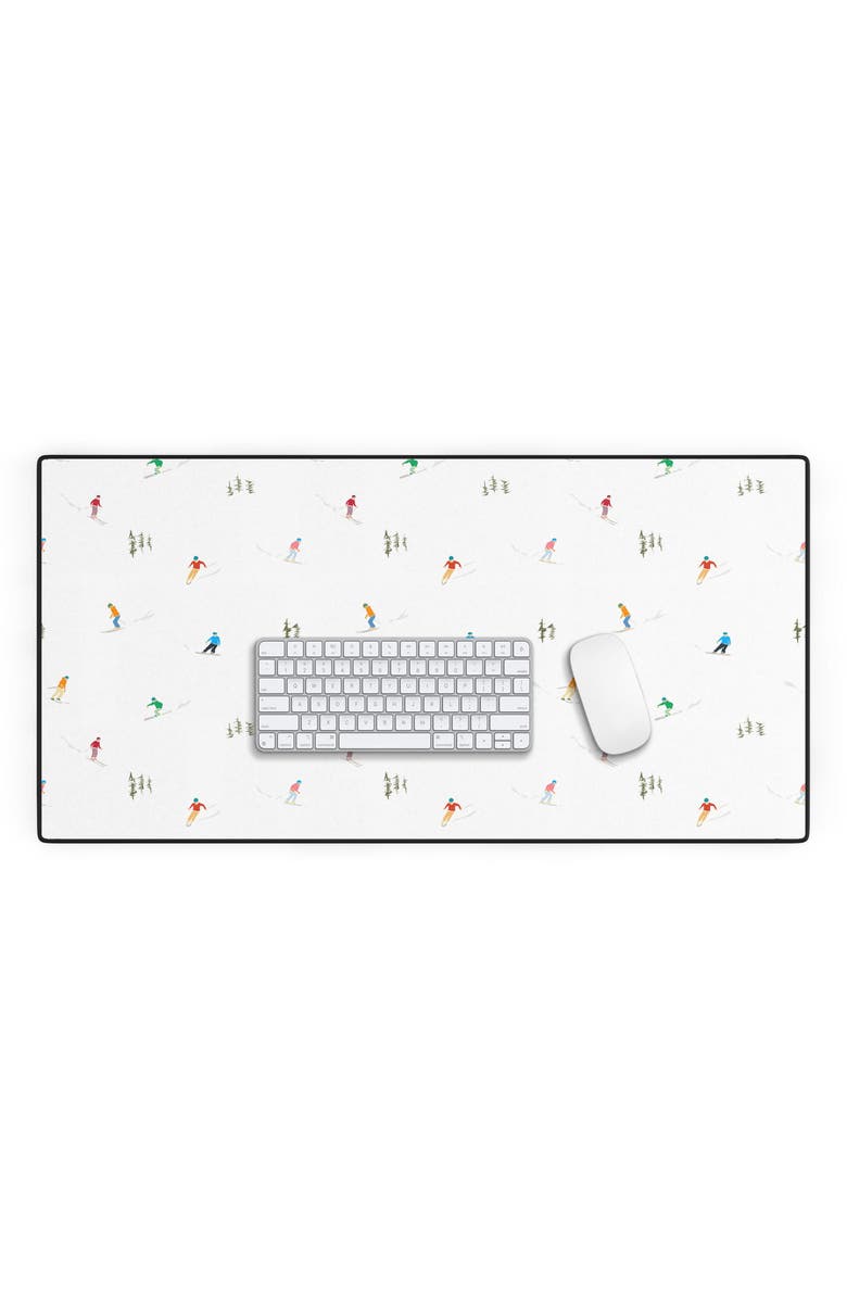 Deny Designs Mountain Ski Pattern Desk Mat, Alternate, color, Multi