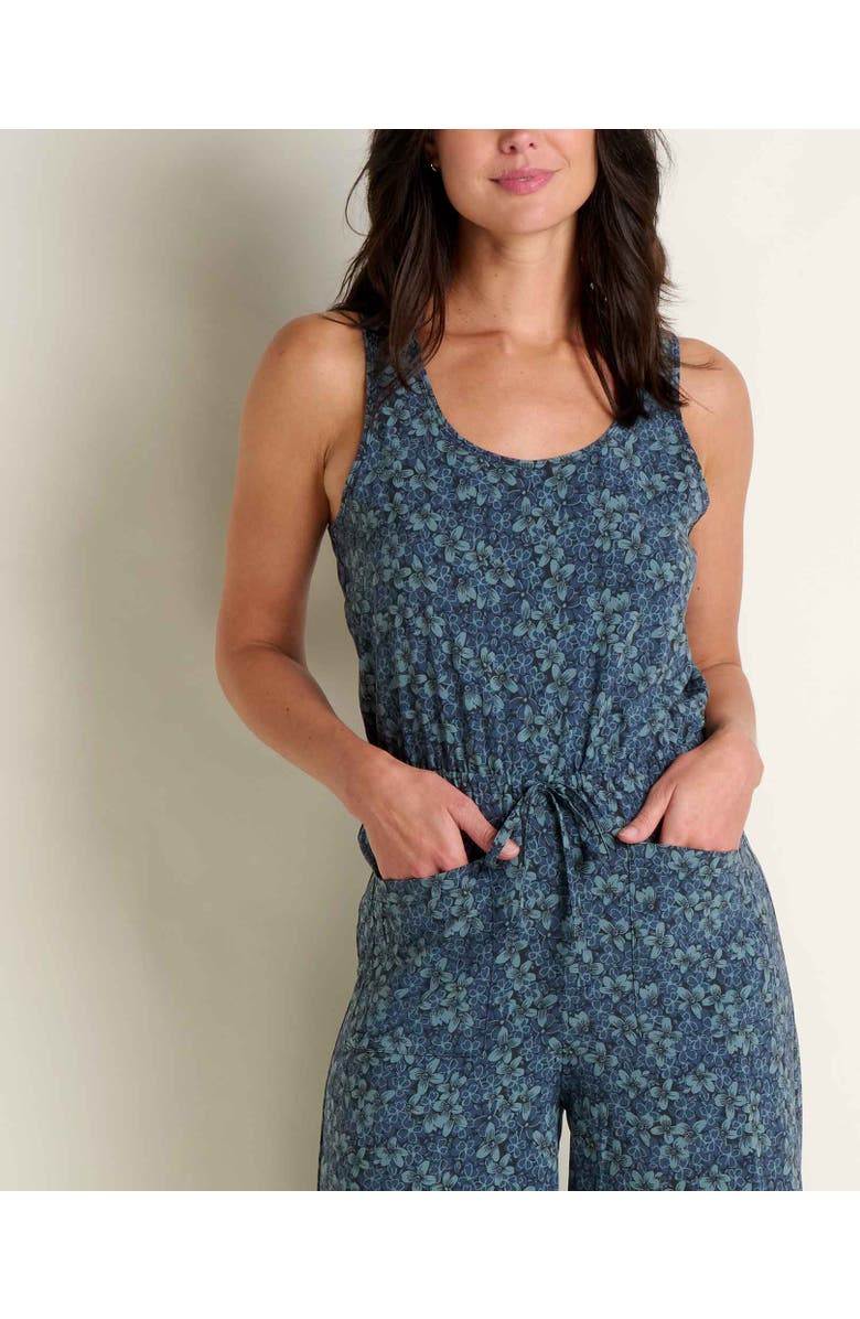 Toad & Co Sunkissed Livvy Sleeveless Jumpsuit, Alternate, color, Ink Print