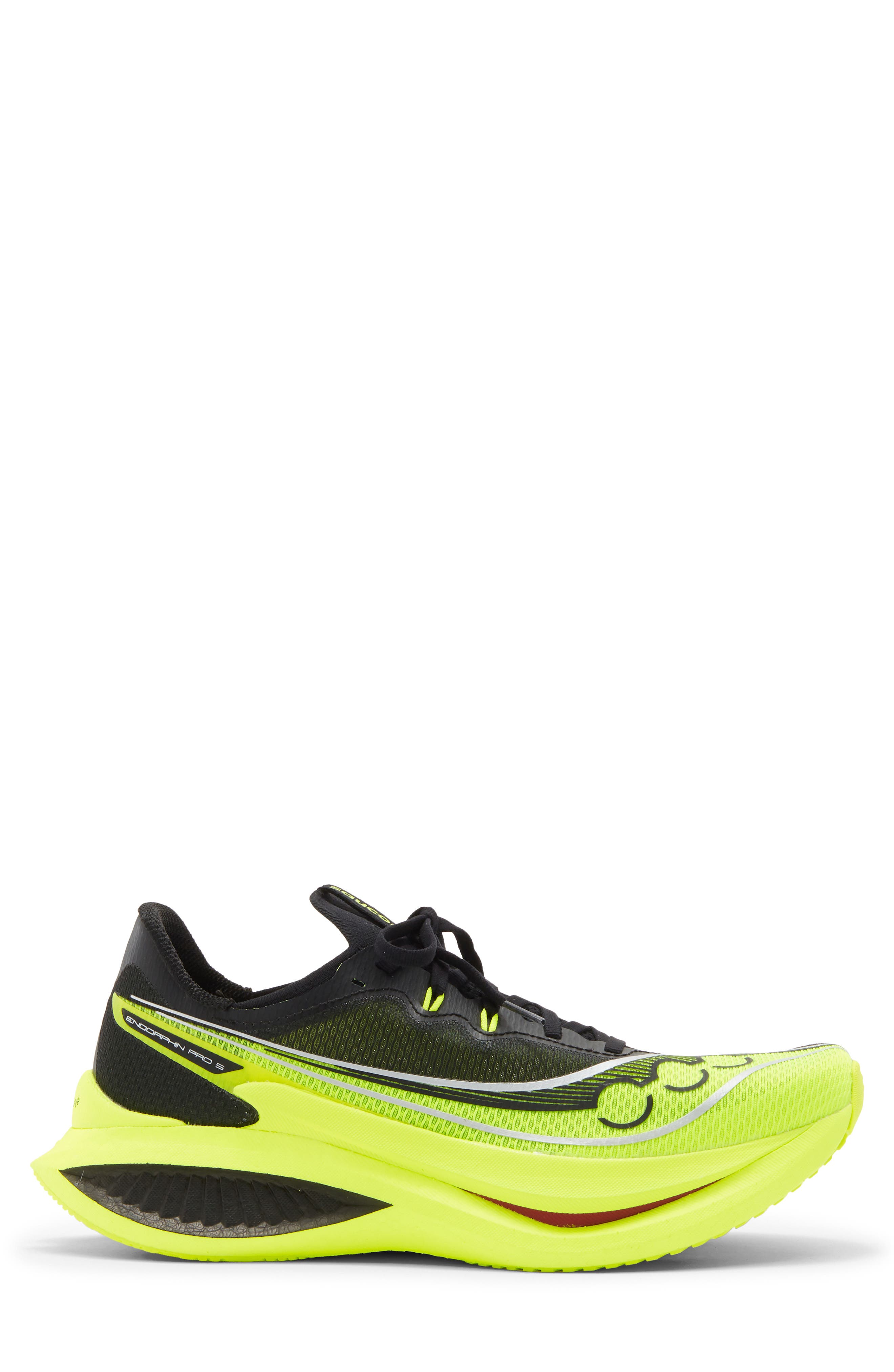 Saucony Endorphin Pro 5 Racing Shoe, Alternate, color, Citron/ Black