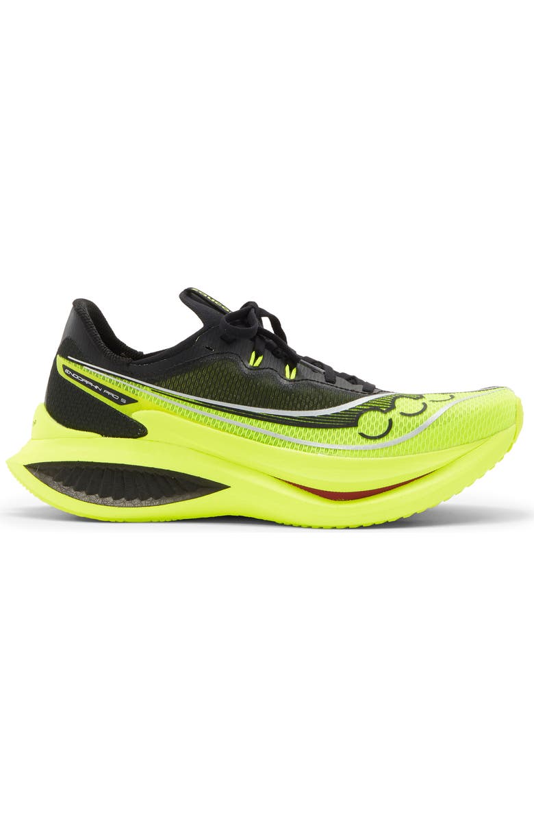 Saucony Endorphin Pro 5 Racing Shoe, Alternate, color, Citron/ Black
