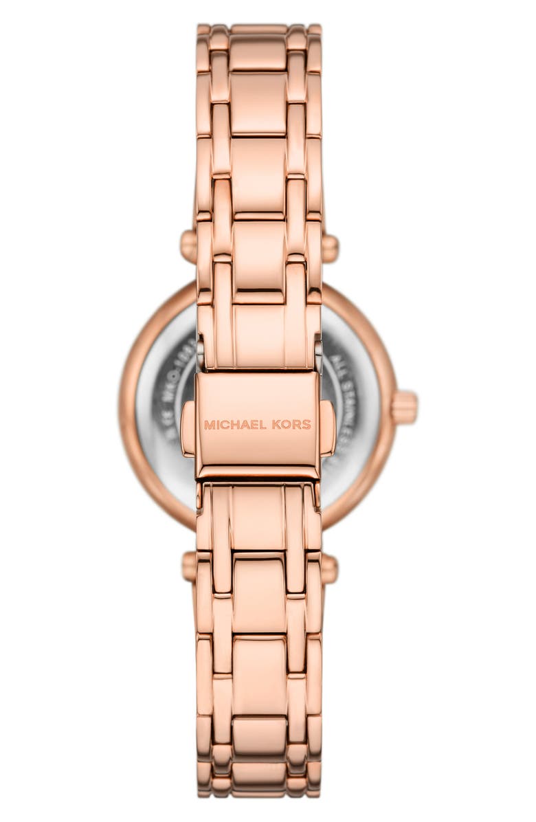 MICHAEL Michael Kors Laney Three-Hand Quartz Bracelet Watch, 30mm, Alternate, color, Rose Gold