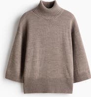 H&M Fine-knit Polo-neck Jumper