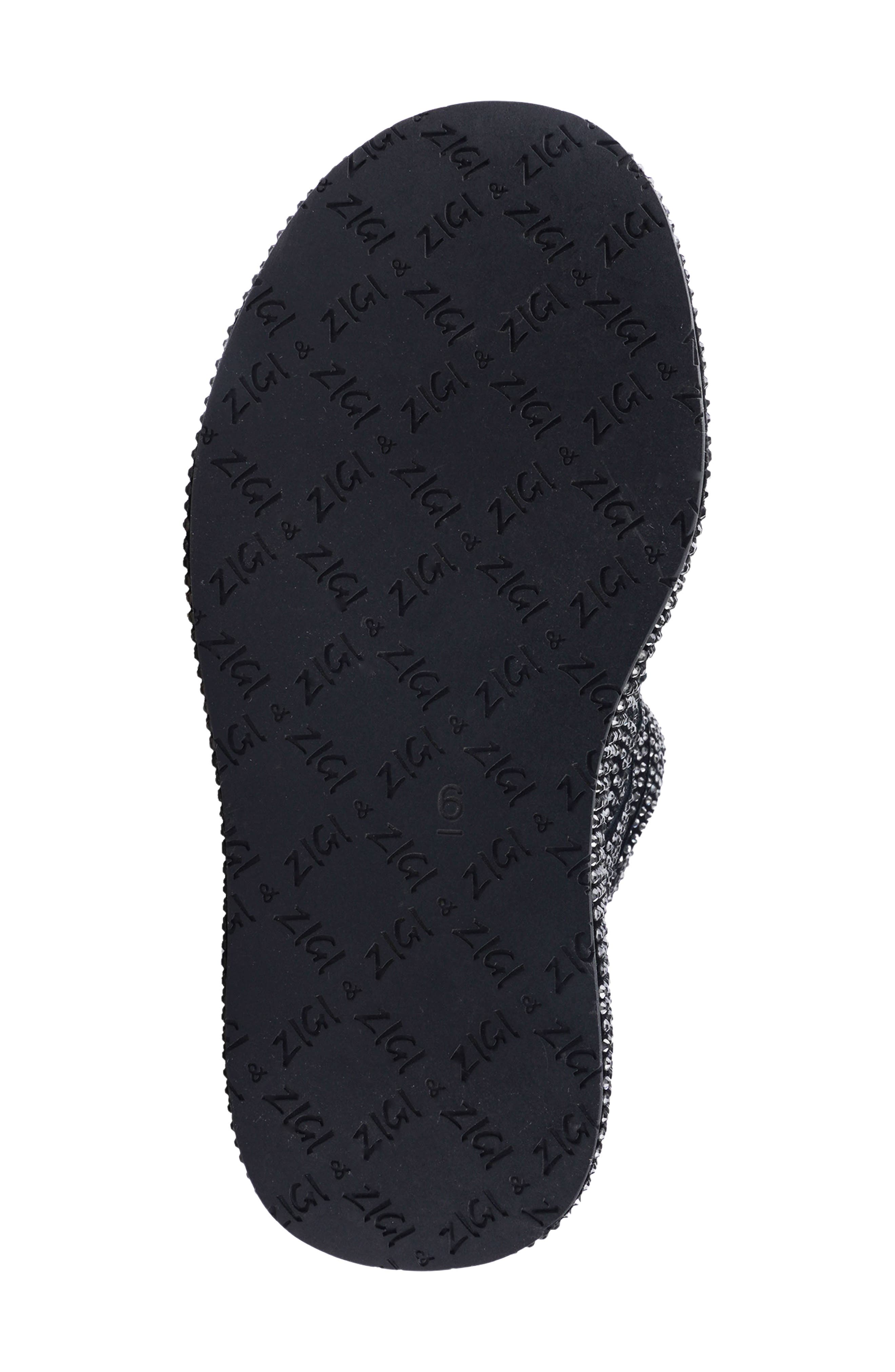 ZIGI Raelynn Crystal Embellished Bootie, Alternate, color, Black