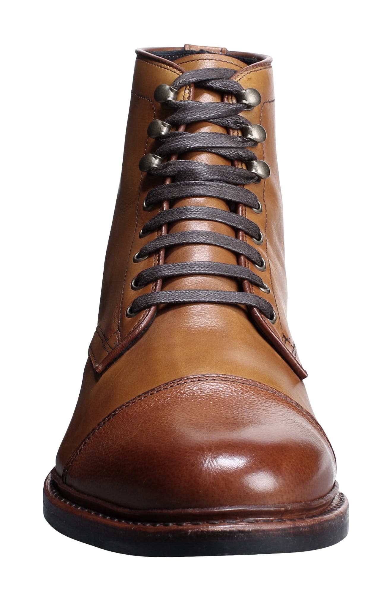 Allen Edmonds Landon Lace-Up Cap Toe Boot, Alternate, color, 