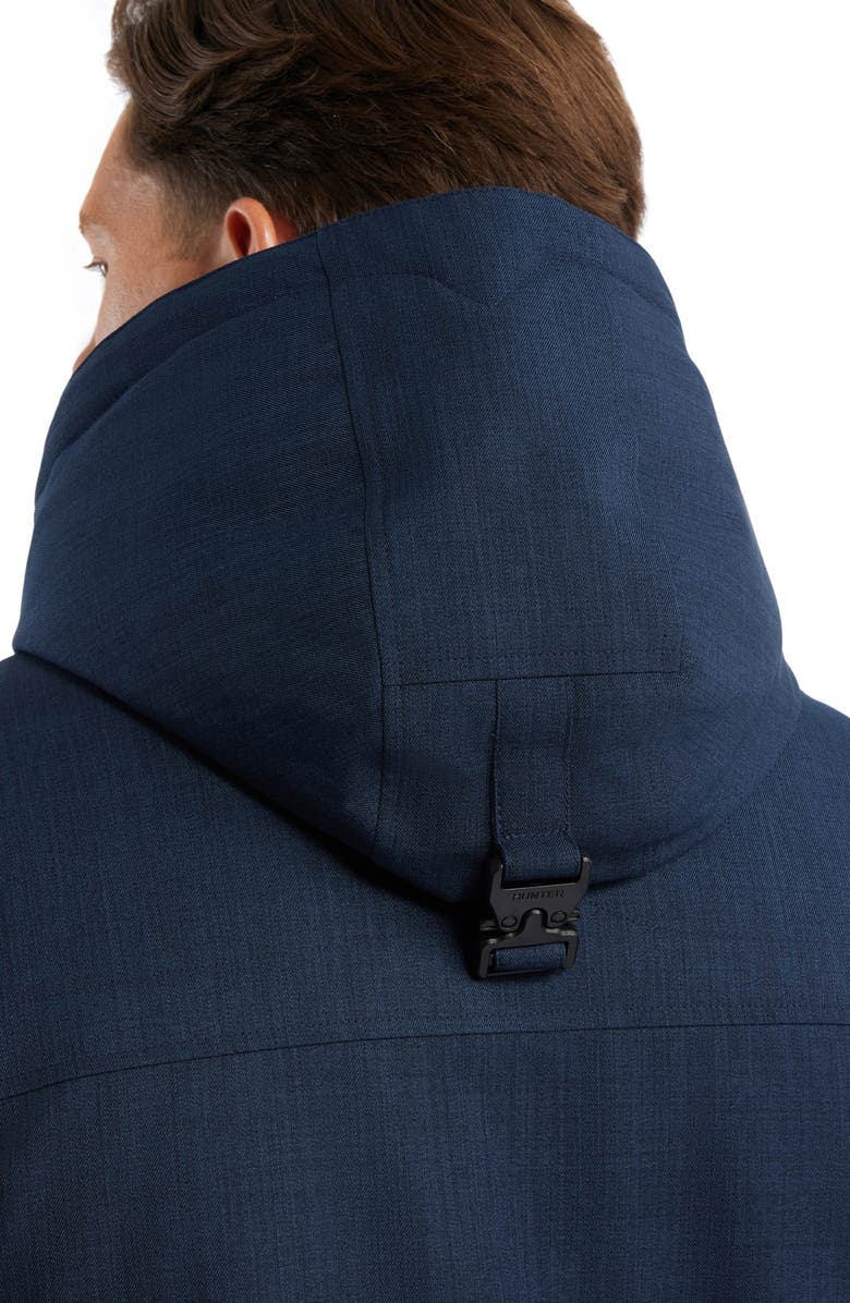 Hunter Liverpool Midweight Jacket, Alternate, color, Night Sky