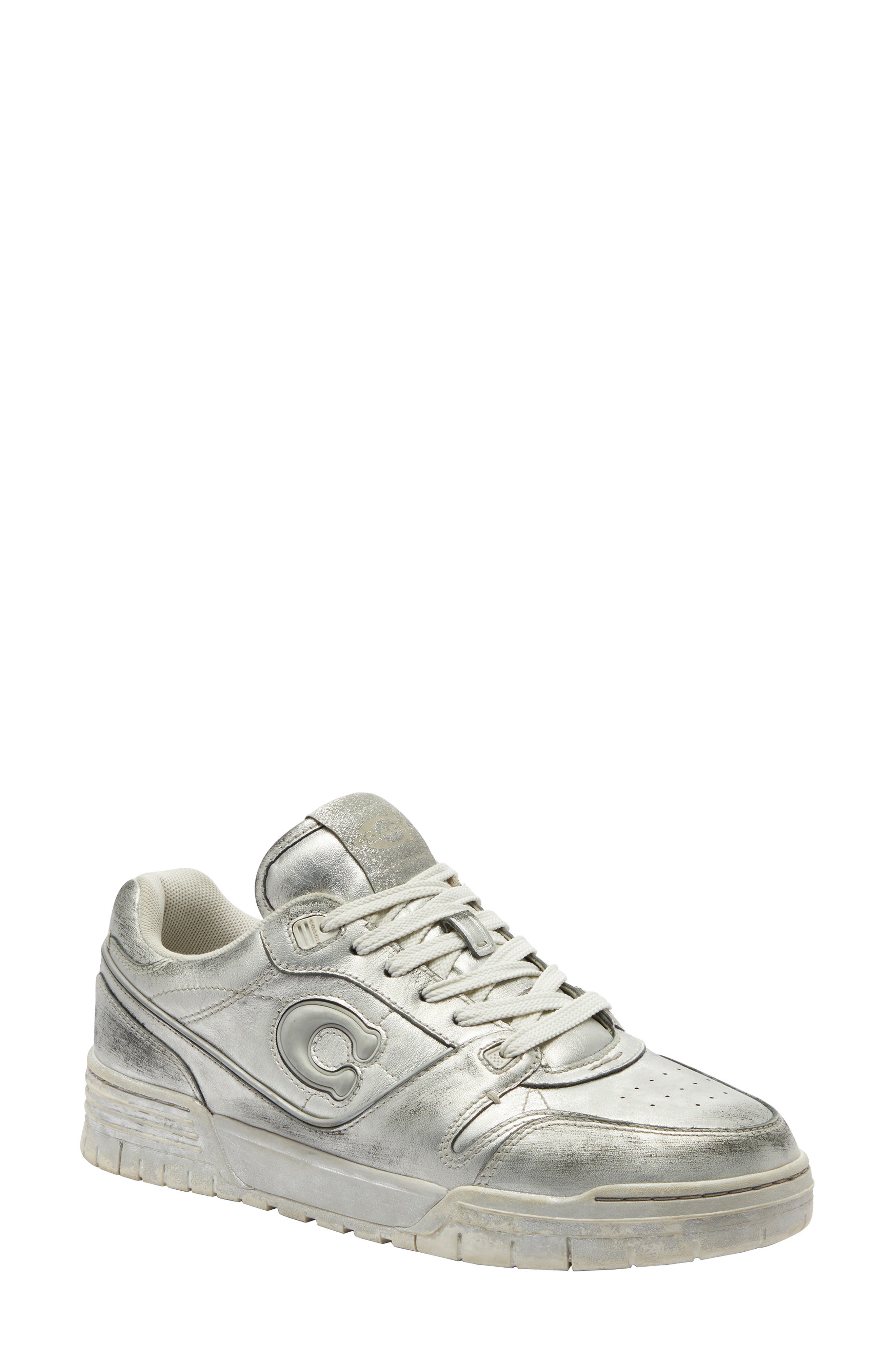 COACH Soho Sneaker, Main, color, Silver