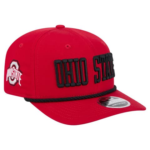 Men's New Era  Red Ohio State Buckeyes 9SEVENTY Stretch-Snap Adjustable Hat