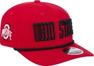 New Era Men's New Era  Red Ohio State Buckeyes 9SEVENTY Stretch-Snap Adjustable Hat