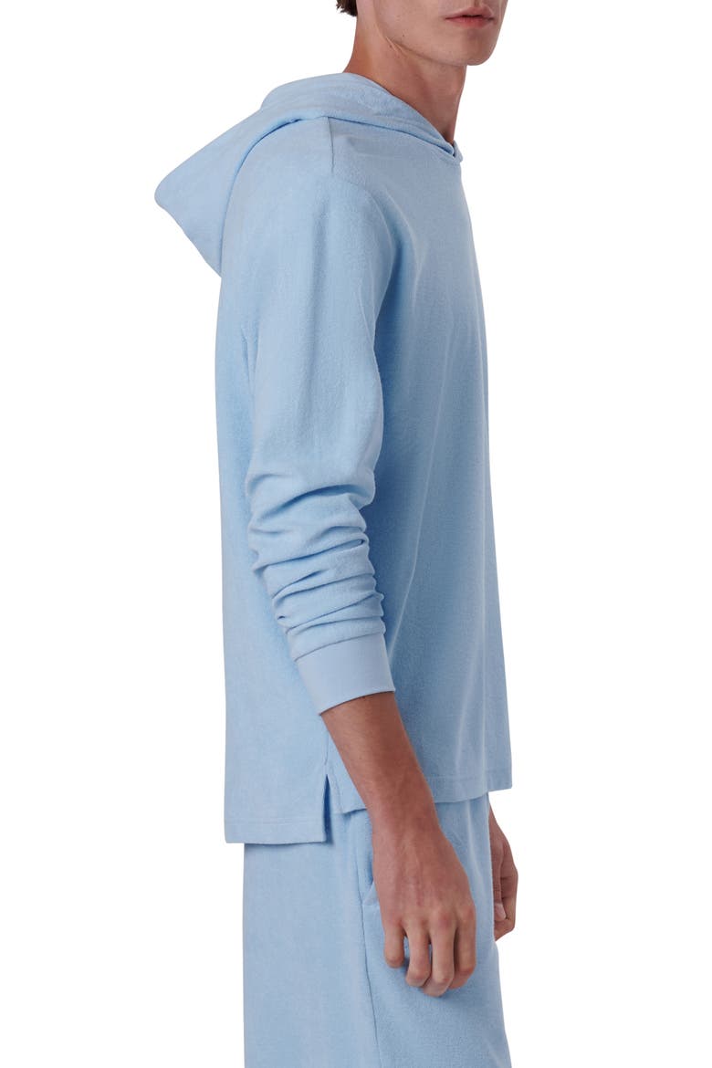 Cotton French Terry Hoodie, Alternate, color, SKY
