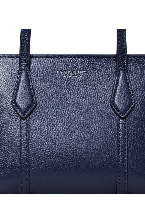 Tory Burch Perry Mini Tote In Blue