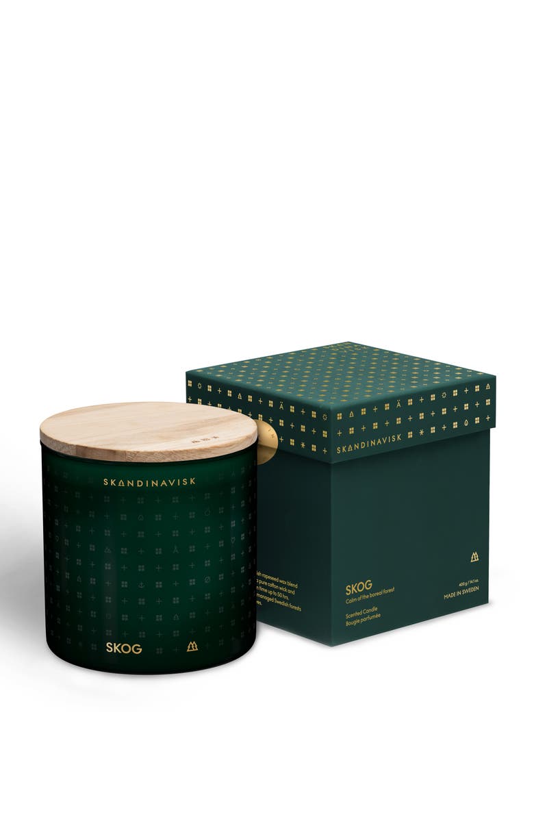 SKANDINAVISK SKOG - 400g Seasonal Scented Candle, Alternate, color, Green