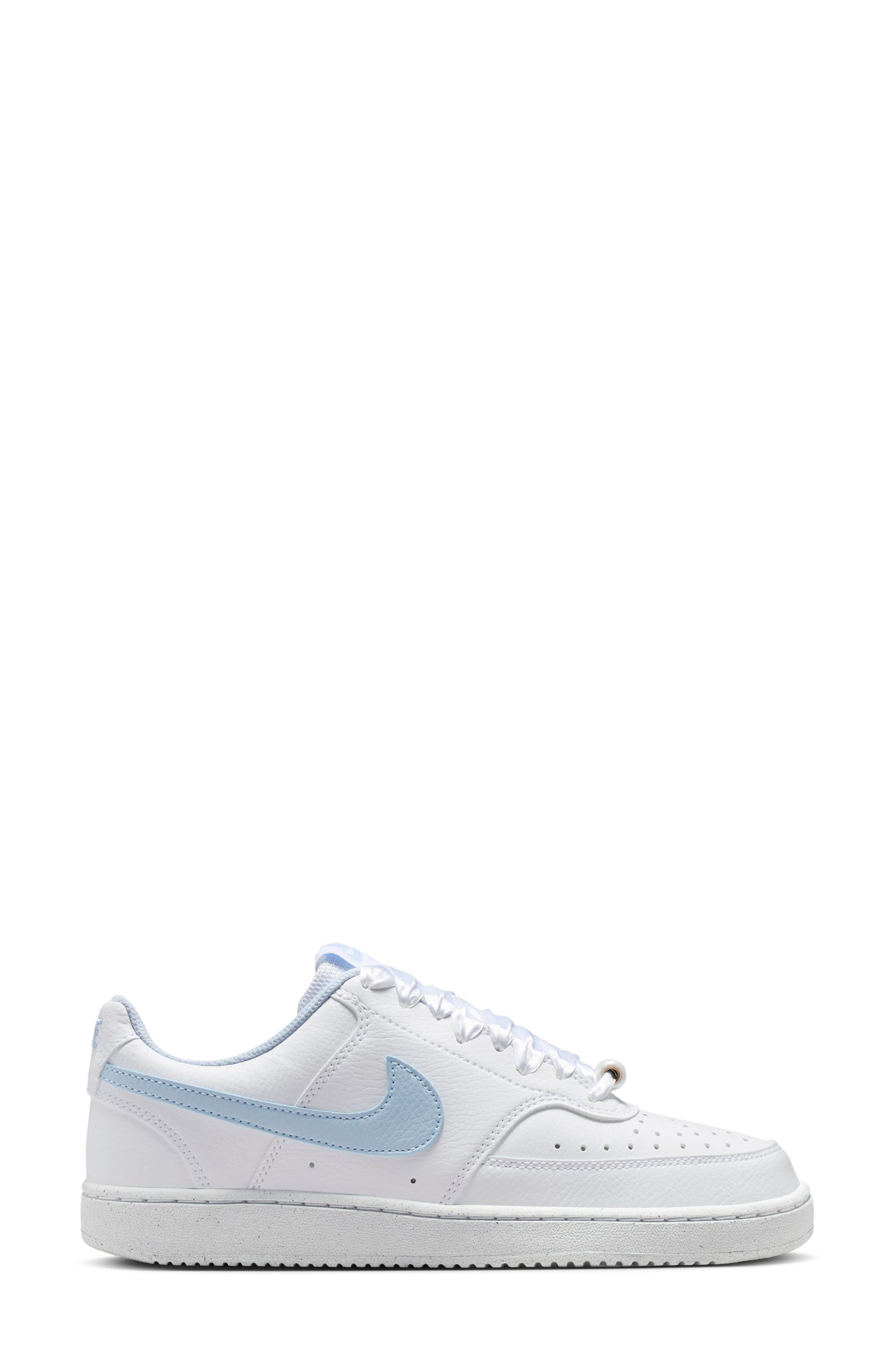 Court Vision Low Sneaker, Alternate, color, WHITE/ HYDROGEN BLUE